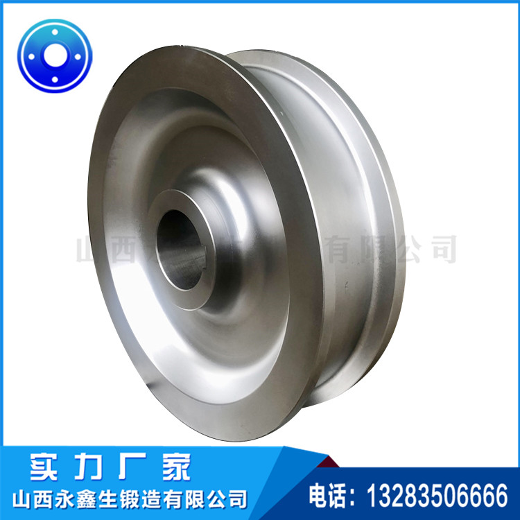 鍛造鋼渣機(jī)車(chē)輪鍛件